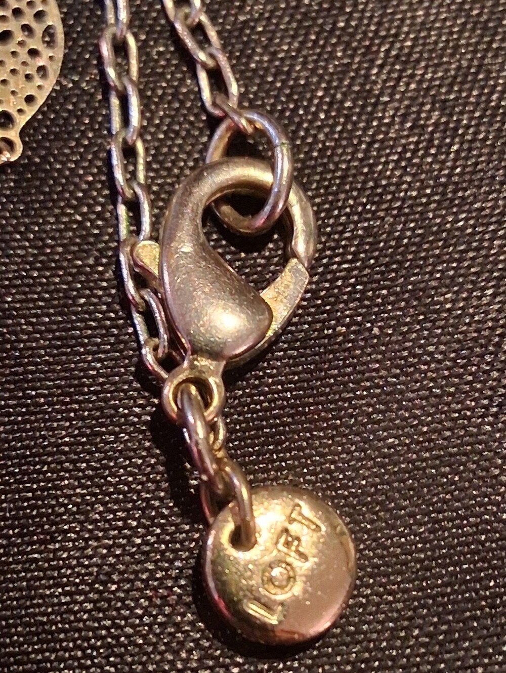 Vintage Necklace Set with Avon Butterfly Locket and Loft Bead Dangle - Picture 9 of 14